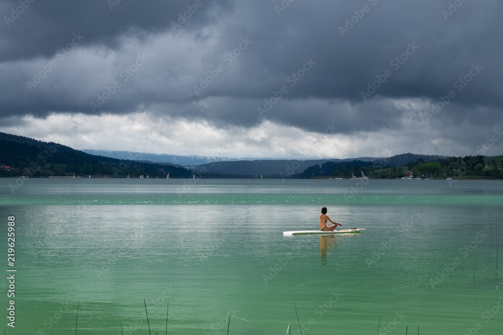 Paddle yoga