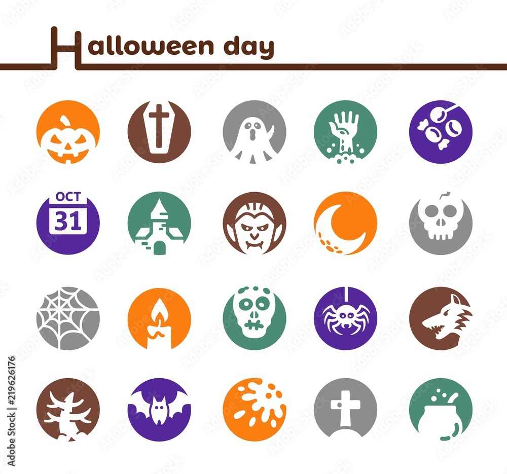 halloween icon set halloween icon set