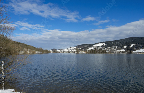 Schliersee petit lac des Alpes de Bavière en Allemagne