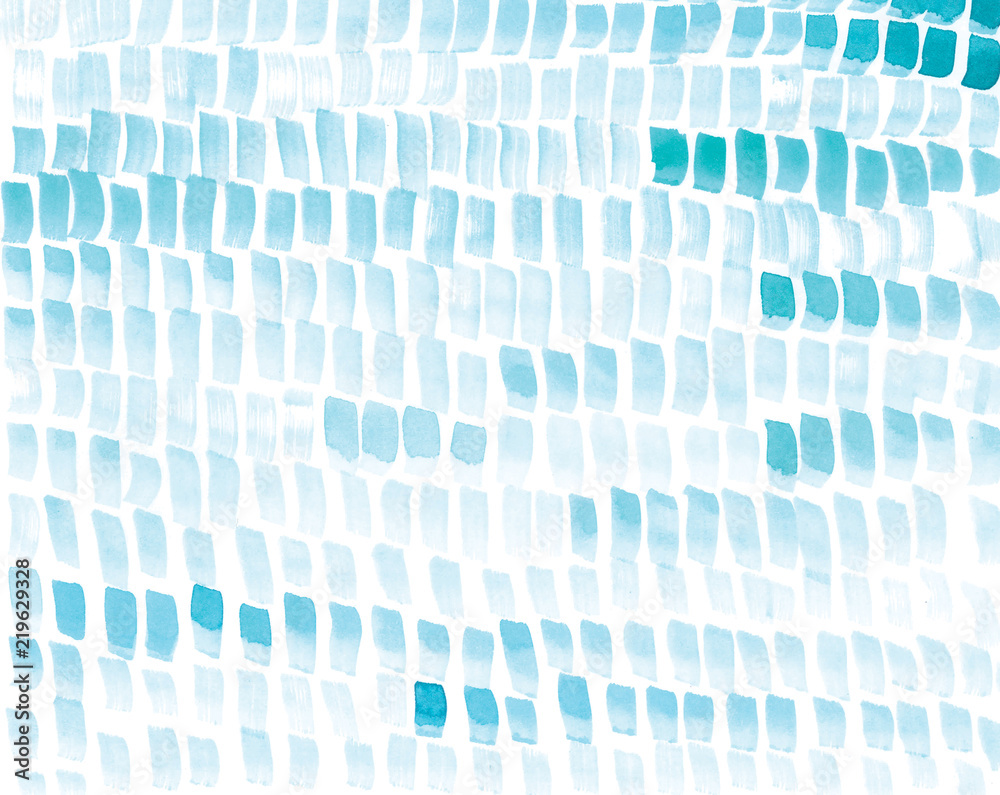 Naklejka premium Blue abstract watercolor background. Watercolor texture. 