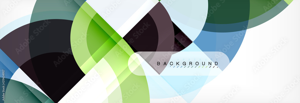 Vector circular geometric abstract background Vector circular geometric abstract background