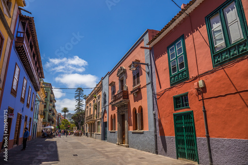Street view from the old city center, San Cristobal de La Laguna, Tenerife, Canary Islands, Spain - 13.05.2018 © IosifIonut