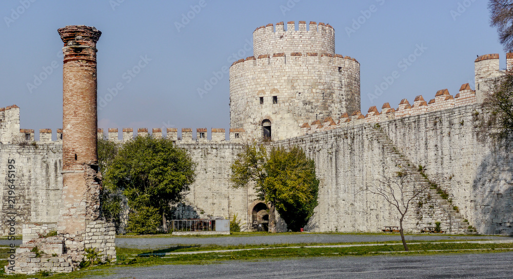 Roman city wall of Istanbul