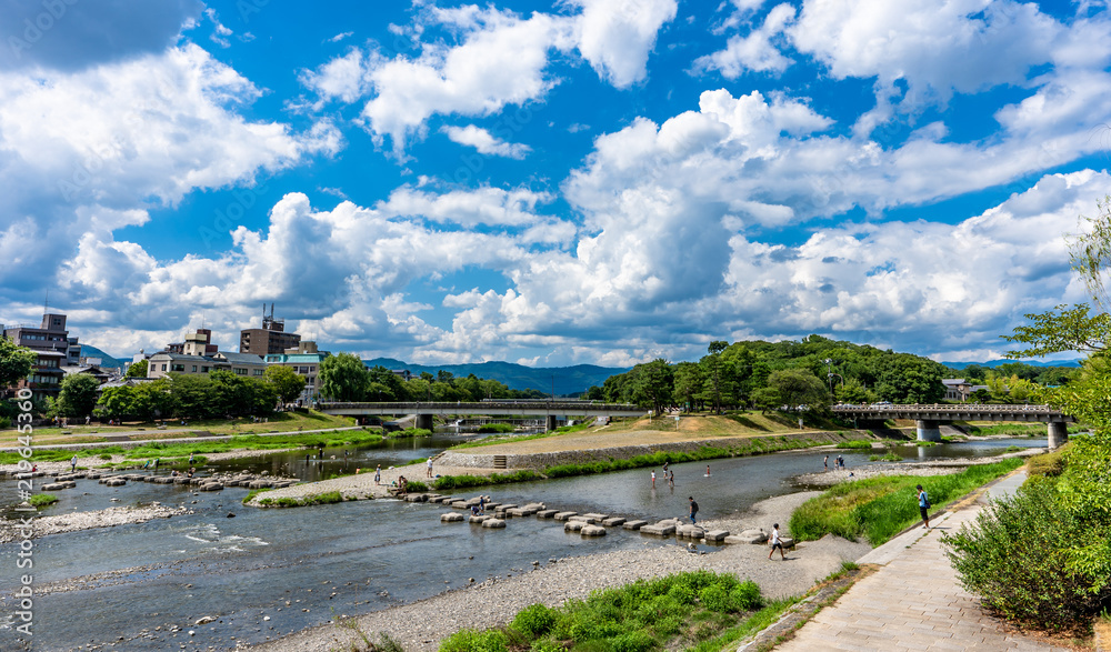 Obraz premium 京都 鴨川デルタ