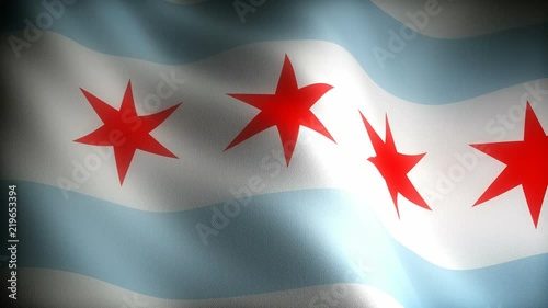 Flag of Chicago (seamless)