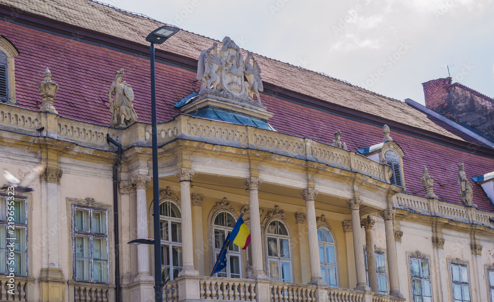 Obraz premium Exterior of Cluj-Napoca Bannfy Palace