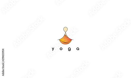 Yoga vector logo image
