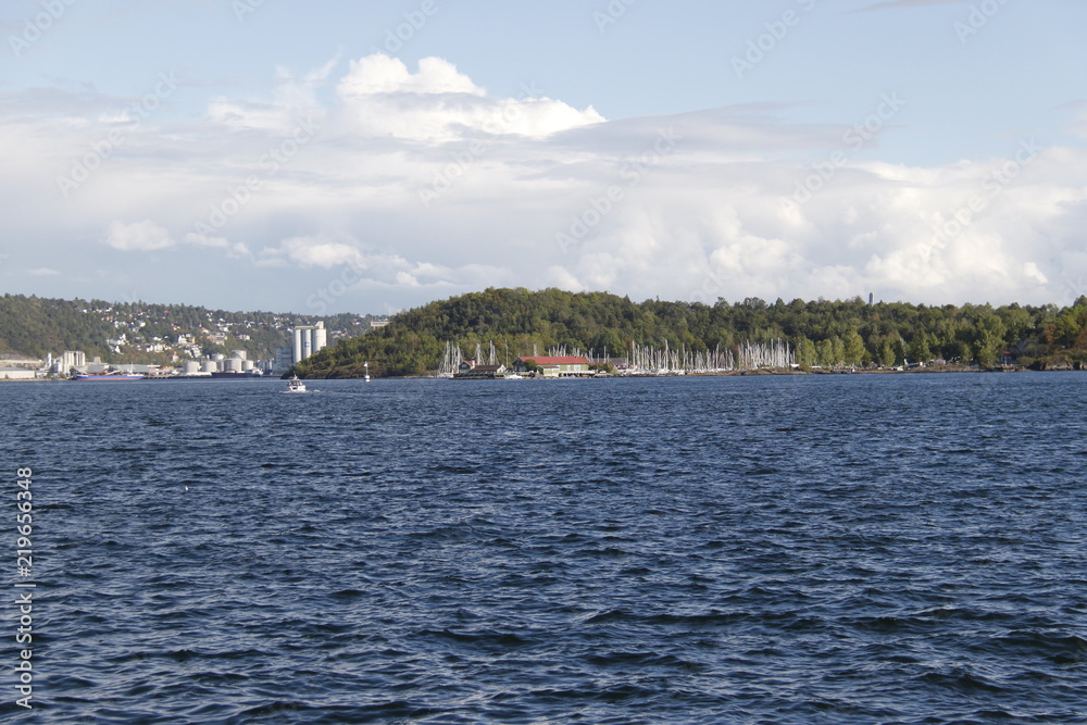 Fjord à Oslo, Norvège