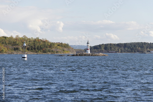 Photography Phare sur une île à Oslo, Norvège
