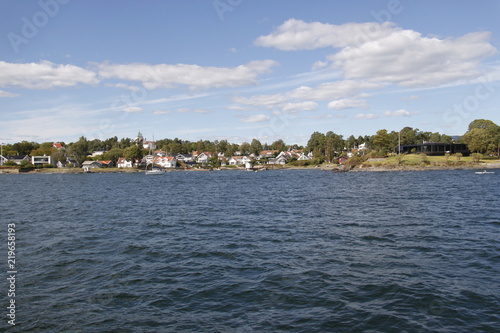 Canvas Print Fjord de Oslo, Norvège