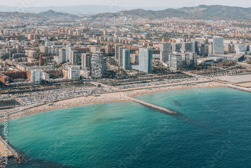 Aerial view of Barcelona, Catalonia © dani18bj