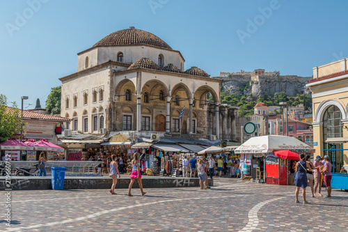 Place Monastiráki à Athènes
