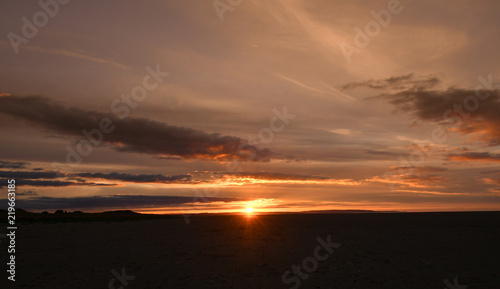 Sunset Northumberland