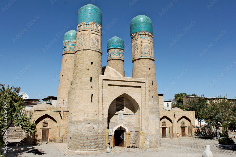 Chor Mino- known as the Madrasah of Khalif Niyaz-kul in Bukhara