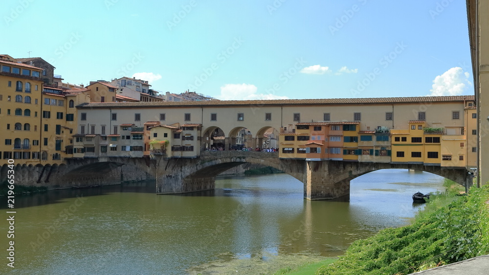 panorama ponte vecchio firenze Italia Europa