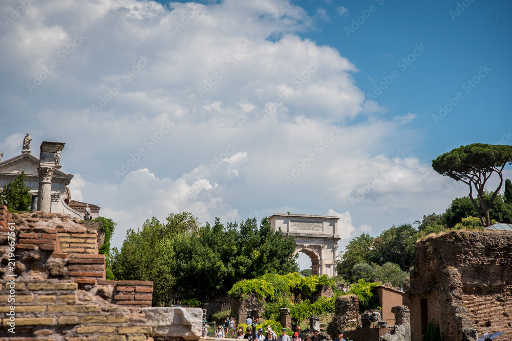 Ancient Roman Ruins 