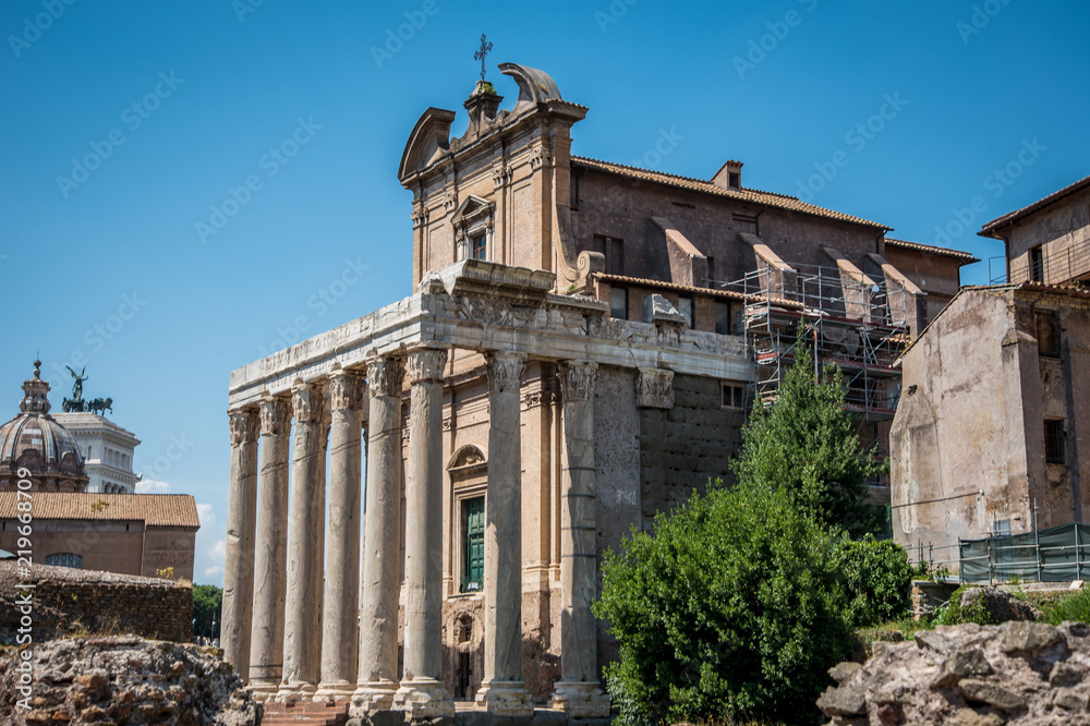 Ancient Roman Temple 