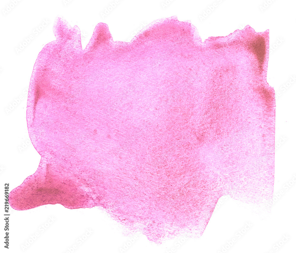 pink texture of watercolor on paper