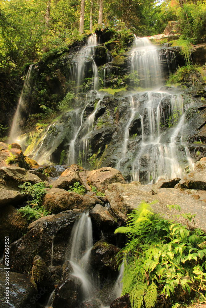 Obraz premium Zweribach-Wasserfall