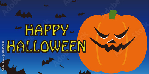ハロウィン　秋　10月