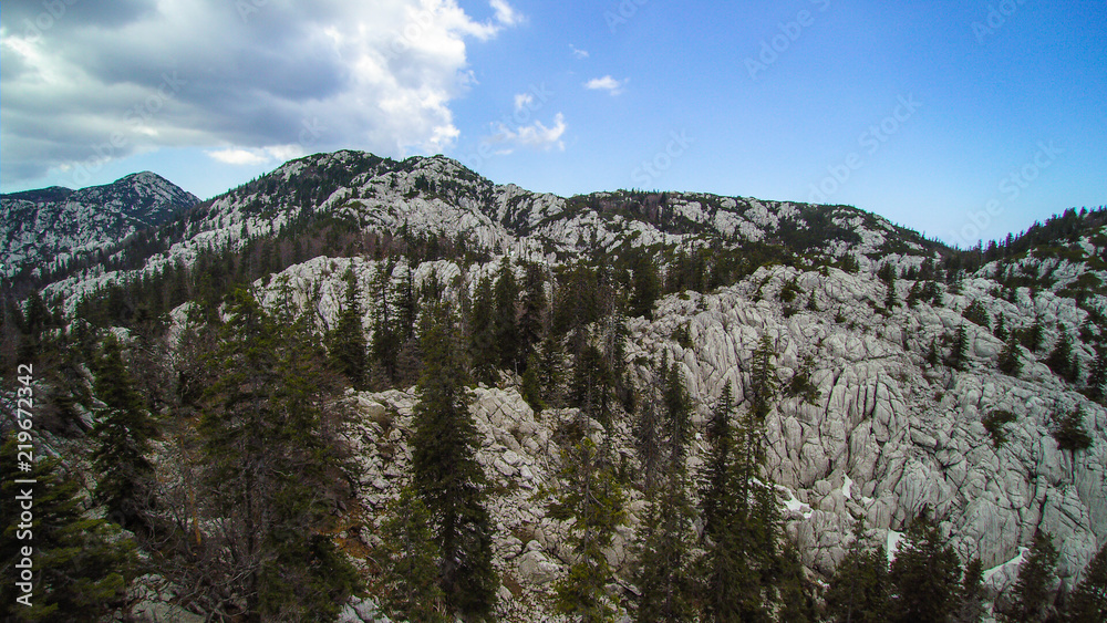 The Northern Velebit National Park (Croatian: Nacionalni park Sjeverni Velebit) is famous for its variety of karst landscape forms.