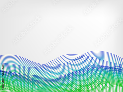 abstract vector waved line background