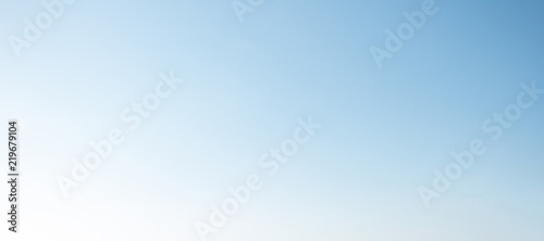 blue sky blurred background photo