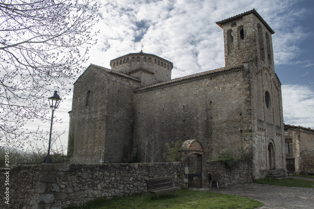 Obraz premium Monastery SAnt jaume de Frontanya XI century