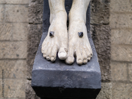Illustration of Jesus feet