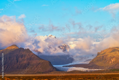 Svinafellsjokull Glacier Skaftafell National Park, Iceland photo