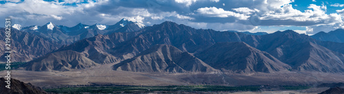 Panorama of Mountain in Leh Ladakh, Jammu and Kashmir, India