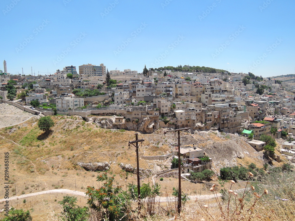 Jerusalem view to Kidron valley
