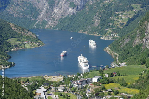 cruises in a fjord