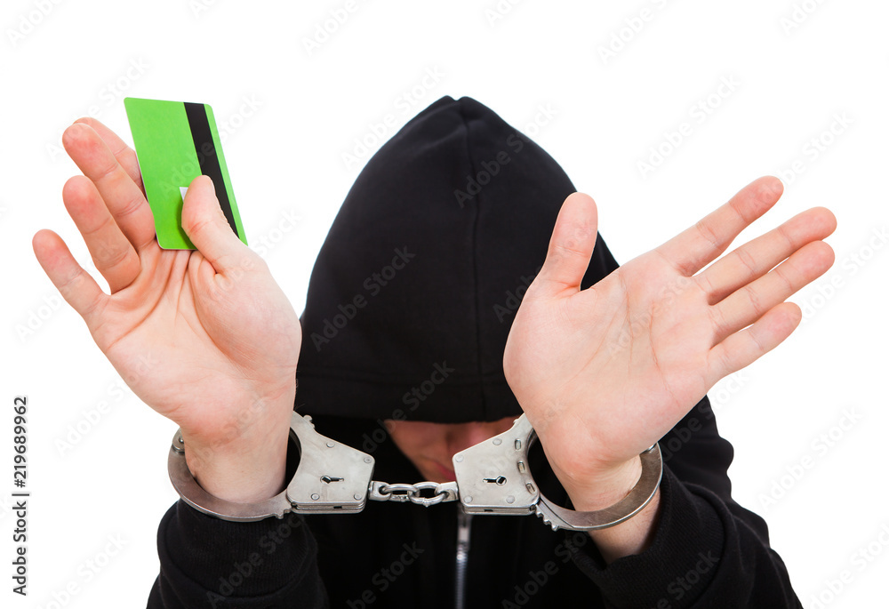 Fototapeta premium Man in Handcuffs