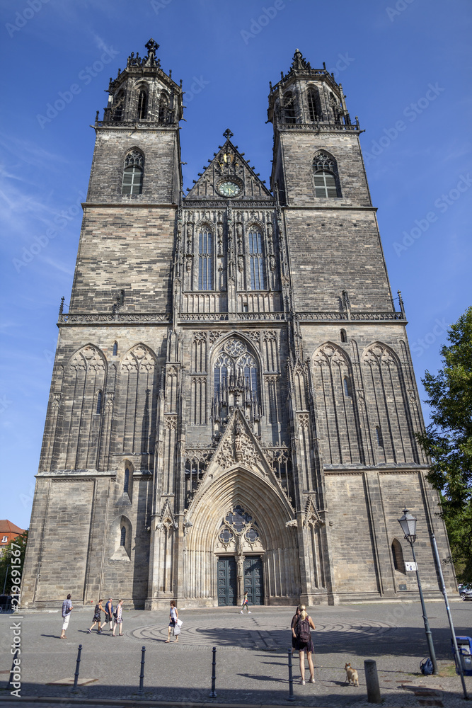 Magdeburger Dom (Magdeburg Cathedral)  in Saxony-Anhalt / Germany