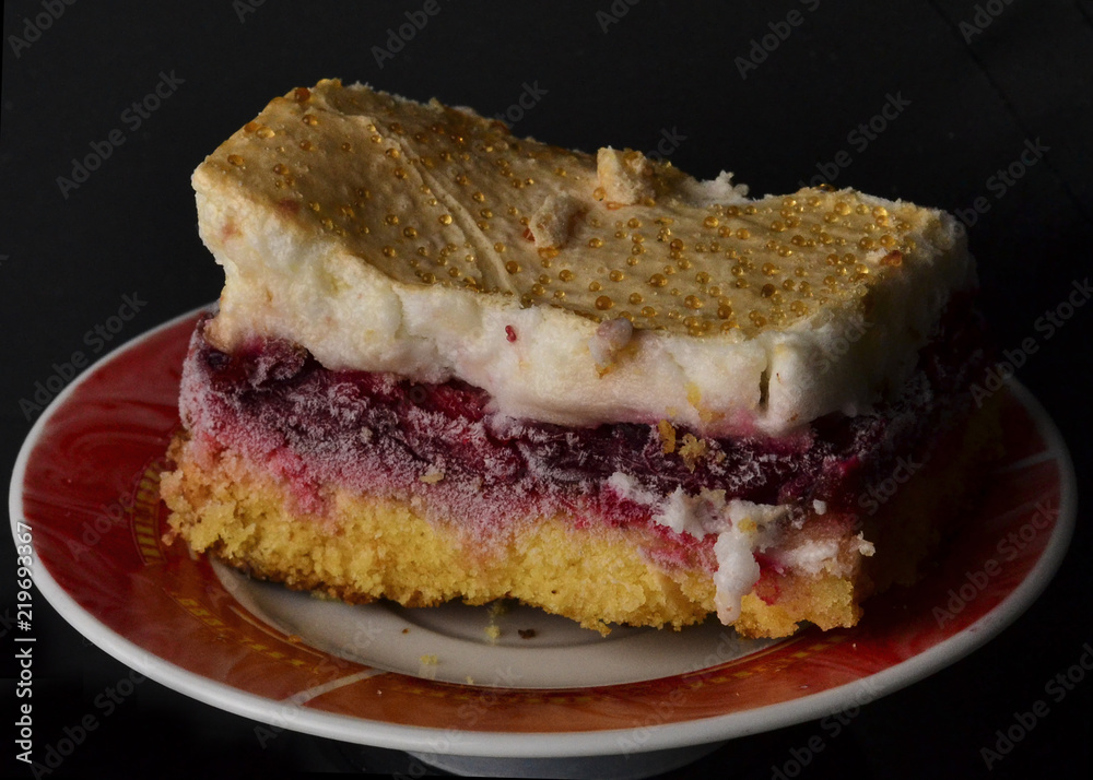Cake with cherries Cake with cherries
