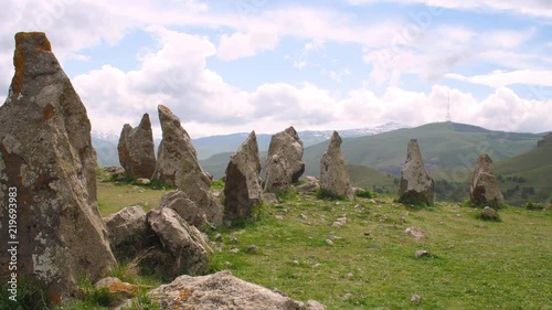 Ancient observatory Karahunj Zorats Karer, Syunik Province, Armenia 10