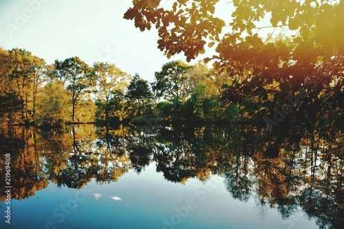 Grußkarte - Herbst Landschaft