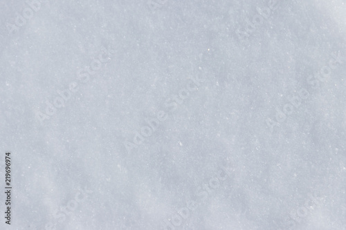 Texture of the white snow. Winter background © olyasolodenko
