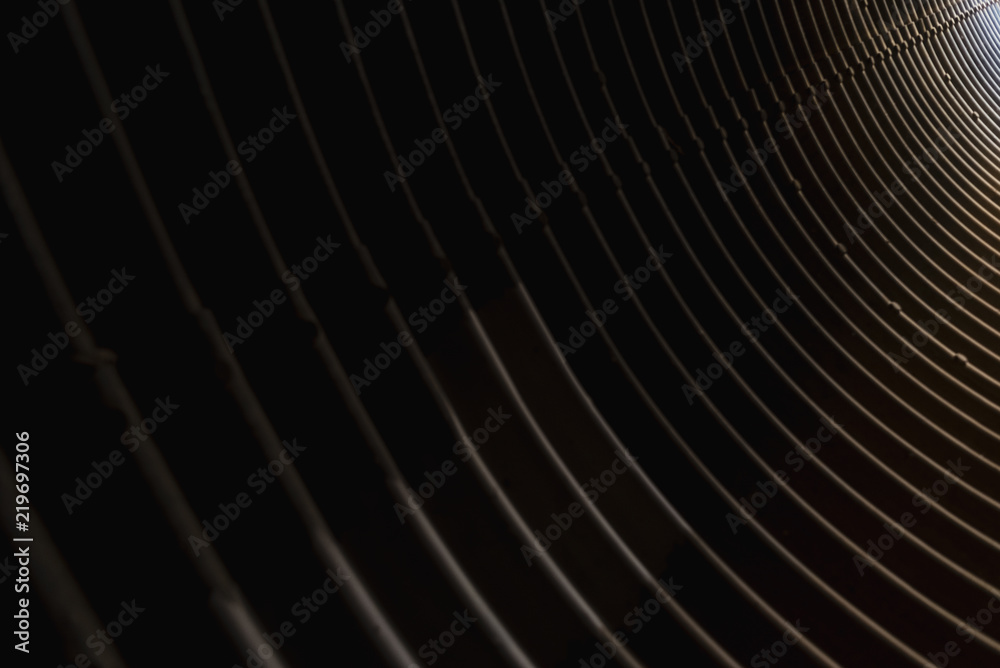 Interior of a tunnel with lines, for backgrounds.