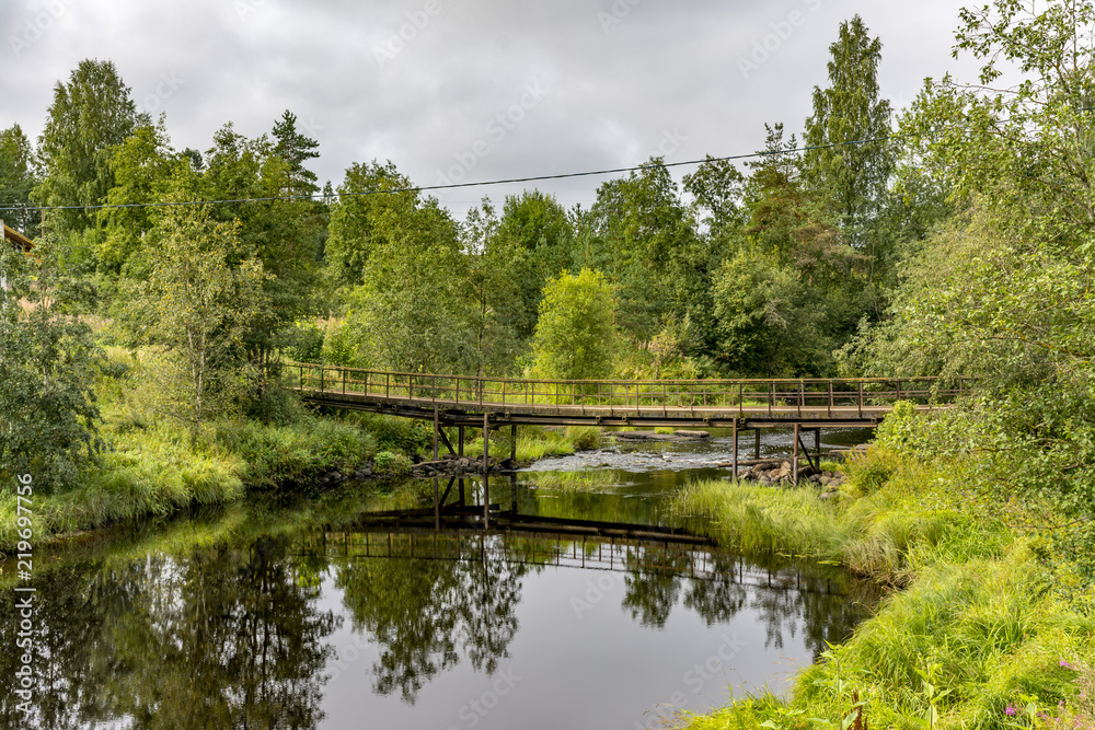 Summer morning on the banks of the river mga in the Leningrad region. Summer morning on the banks of the river mga in the Leningrad region.