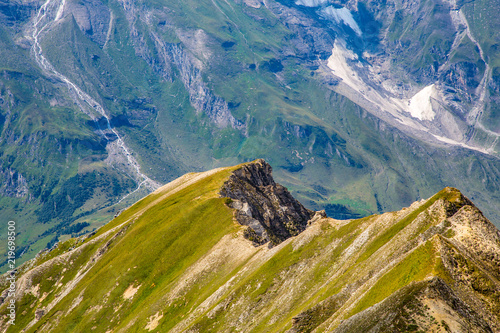 Alpine meadows and peaks