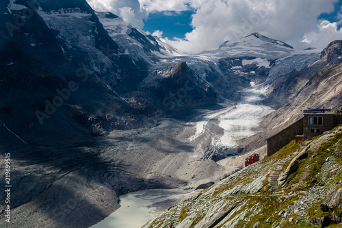 Sandersee glacial lake below Mount Grossglockner photo