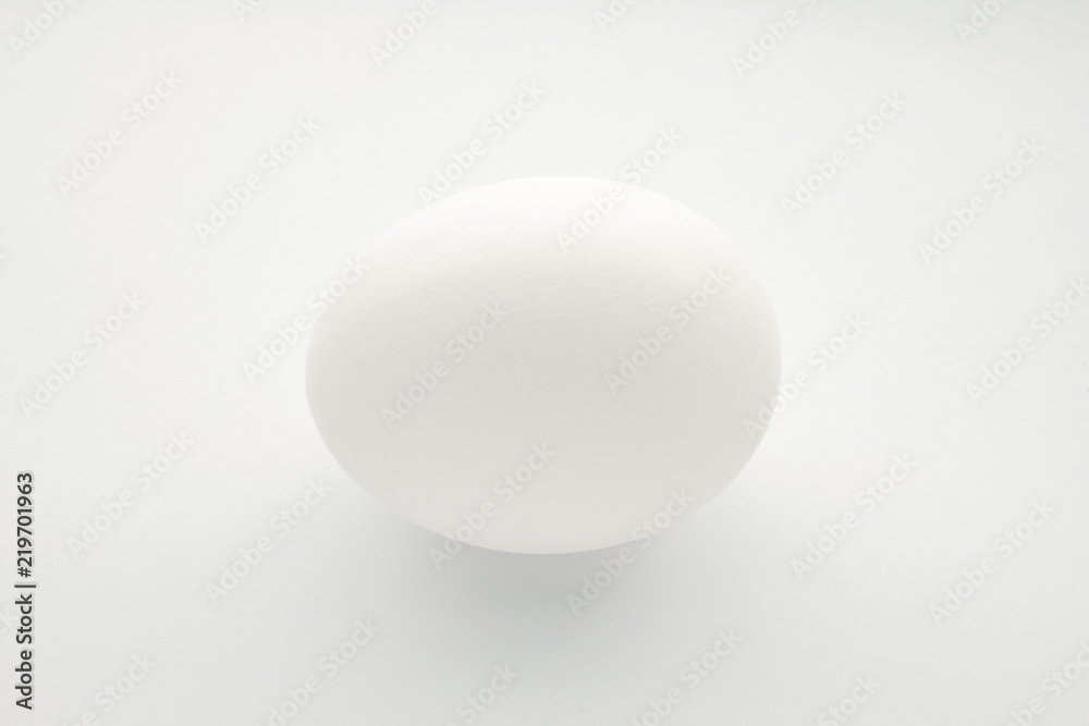 White isolated Egg