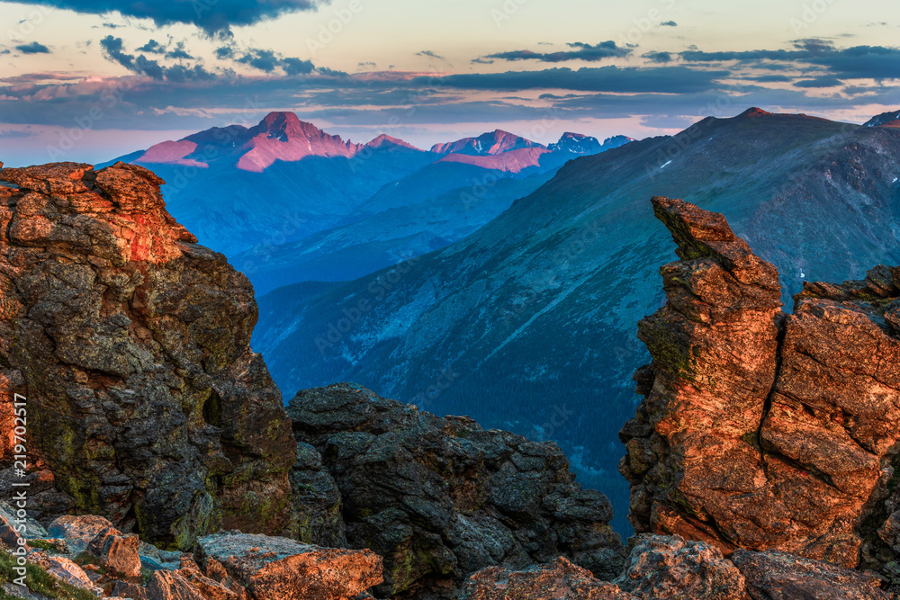 Longs Peak in Rocky Mountain National Park