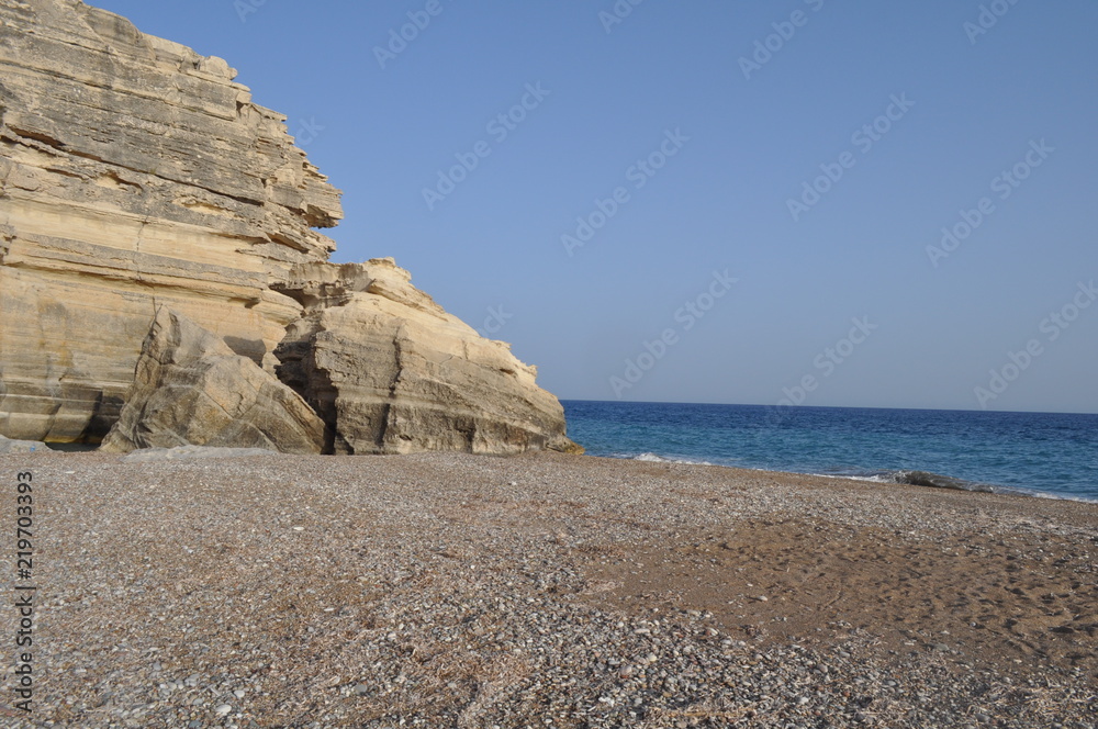  The beautiful Fossil Beach Limassol in Cyprus