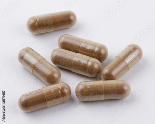 Reishi medicinal mushroom capsules