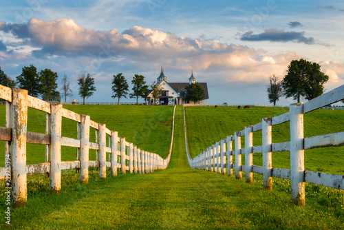 Scenic horse barn along Kentucky's back roads