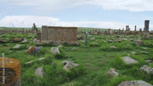 Armenian Khachkars in Noratus Cemetery, Gegharkunik Province, Armenia 3