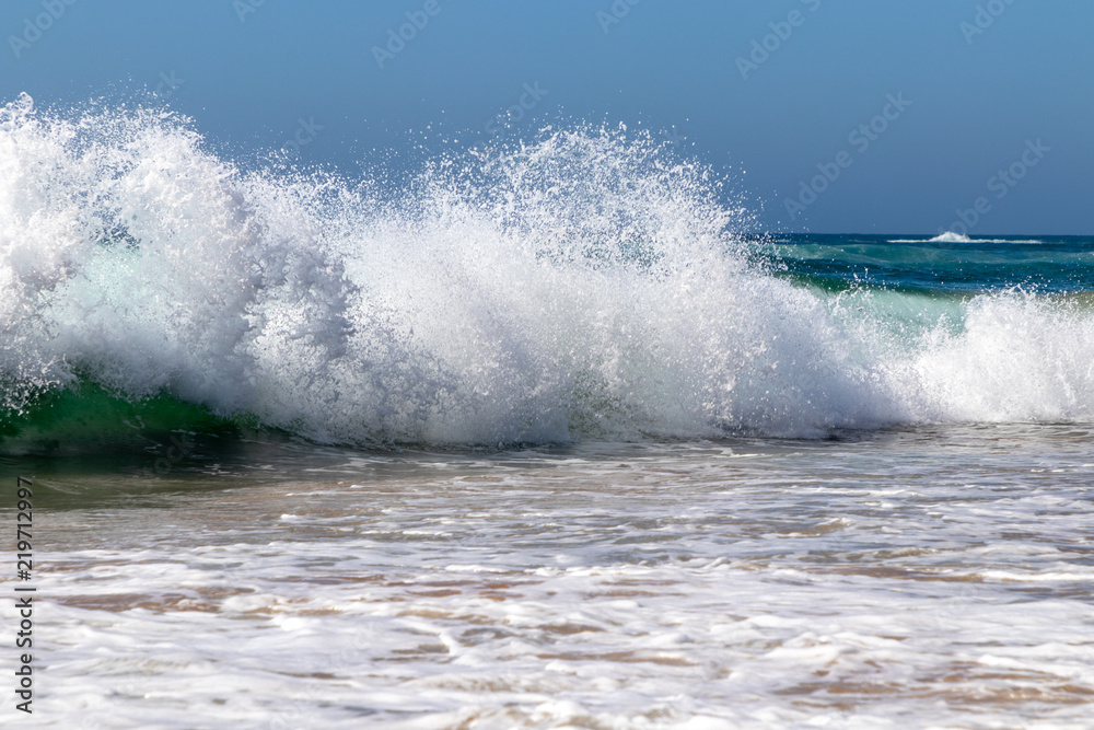 Waves on the beach